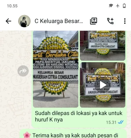 Pengiriman Papan Bunga Duka Bandung Kidul