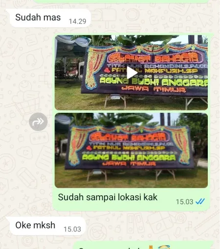 Pengiriman Papan Bunga Bandung Kidul